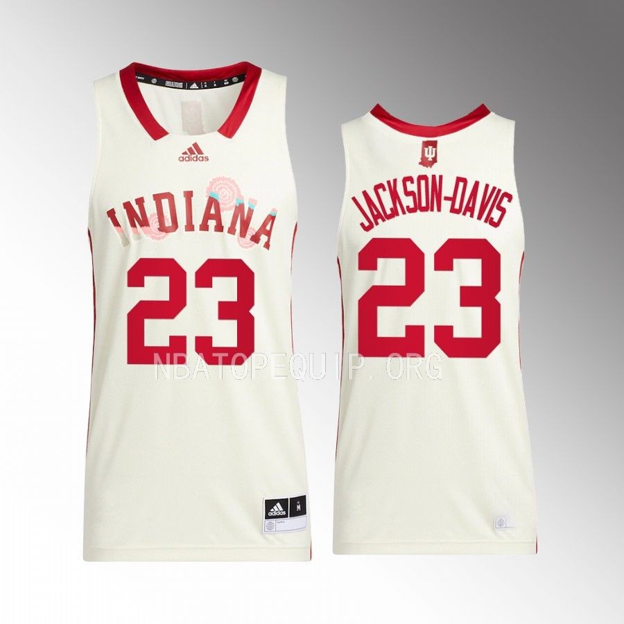 Indiana Hoosiers Trayce Jackson-Davis Jersey 2022-23 Honoring Black Excellence Cream  Uniform