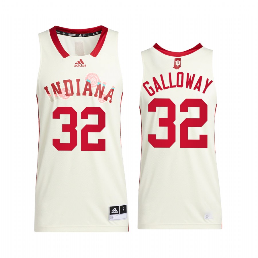 Indiana Hoosiers Trey Galloway Jersey 2022 Honoring Black Excellence Cream  Uniform