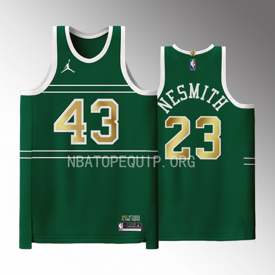 Indiana Pacers Black History Month Aaron Nesmith Green #23 Jersey 2023 1955 Crispus Attucks