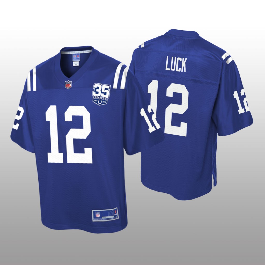 Indianapolis Colts #12 Royal Andrew Luck Pro Line Jersey - Youth