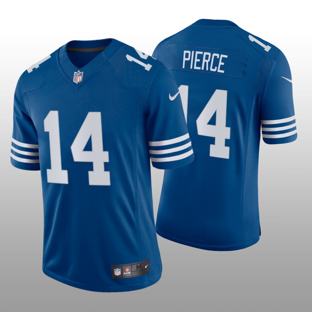 Indianapolis Colts Alec Pierce Royal Jersey Vapor Limited - Men's