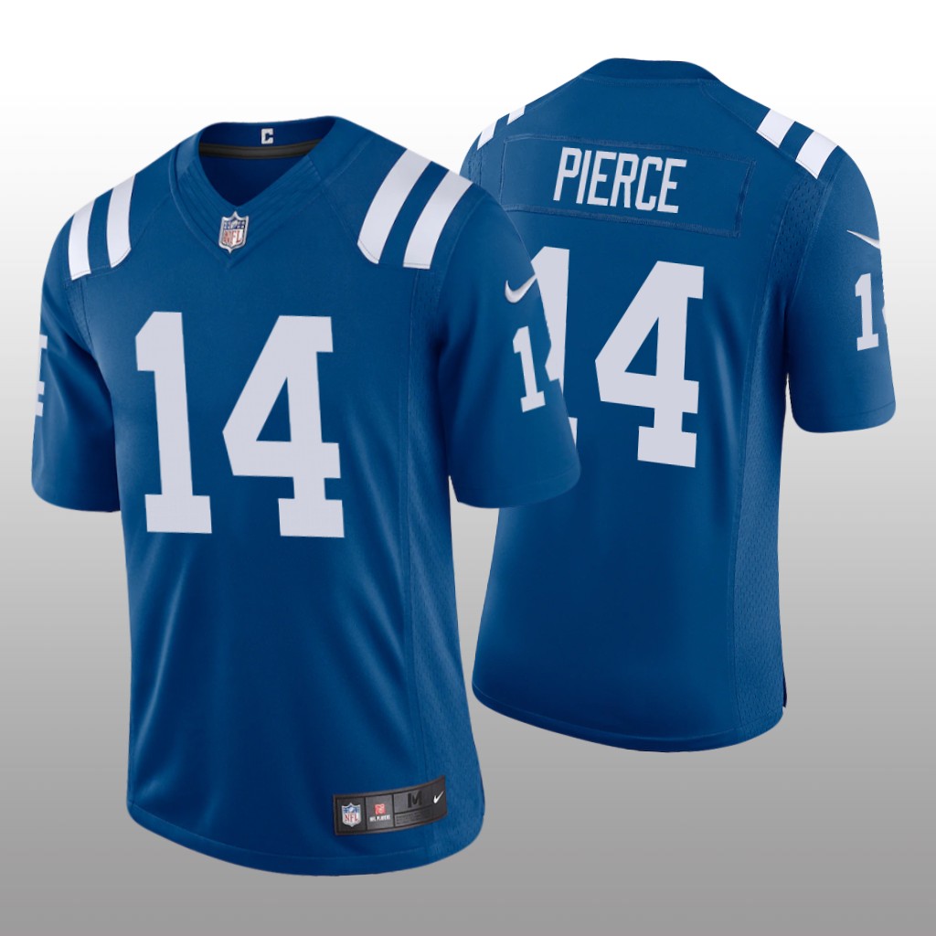 Indianapolis Colts Alec Pierce Royal Jersey Vapor Limited Men's