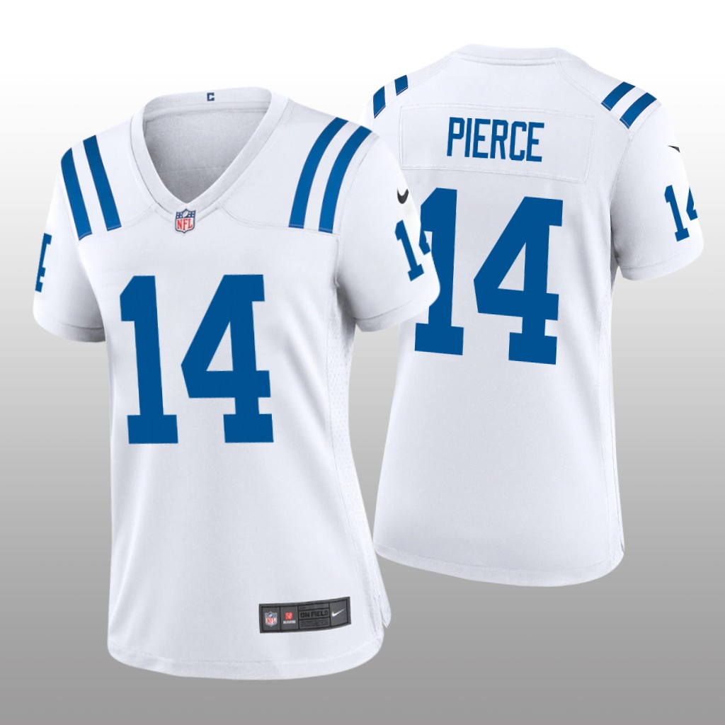 Indianapolis Colts Alec Pierce White Jersey Game - Women's