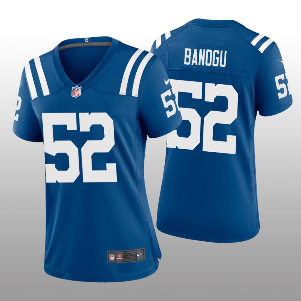 Indianapolis Colts Ben Banogu Royal Jersey Game - Women's