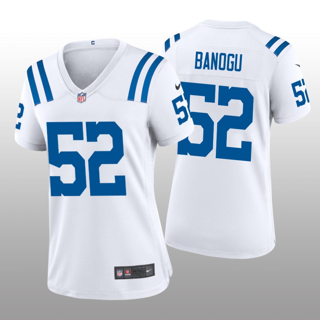 Indianapolis Colts Ben Banogu White Jersey Game - Women's