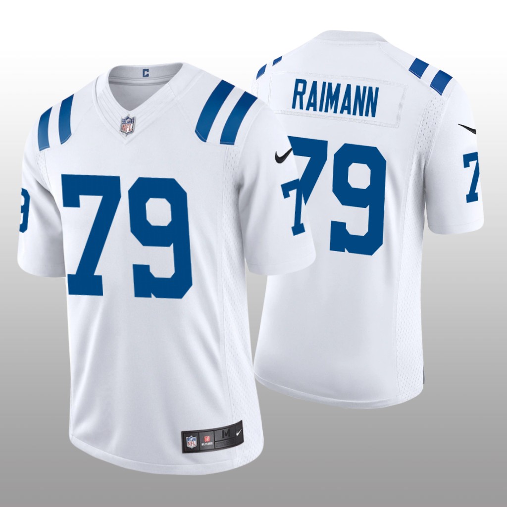 Indianapolis Colts Bernhard Raimann White Jersey Vapor Limited Men's