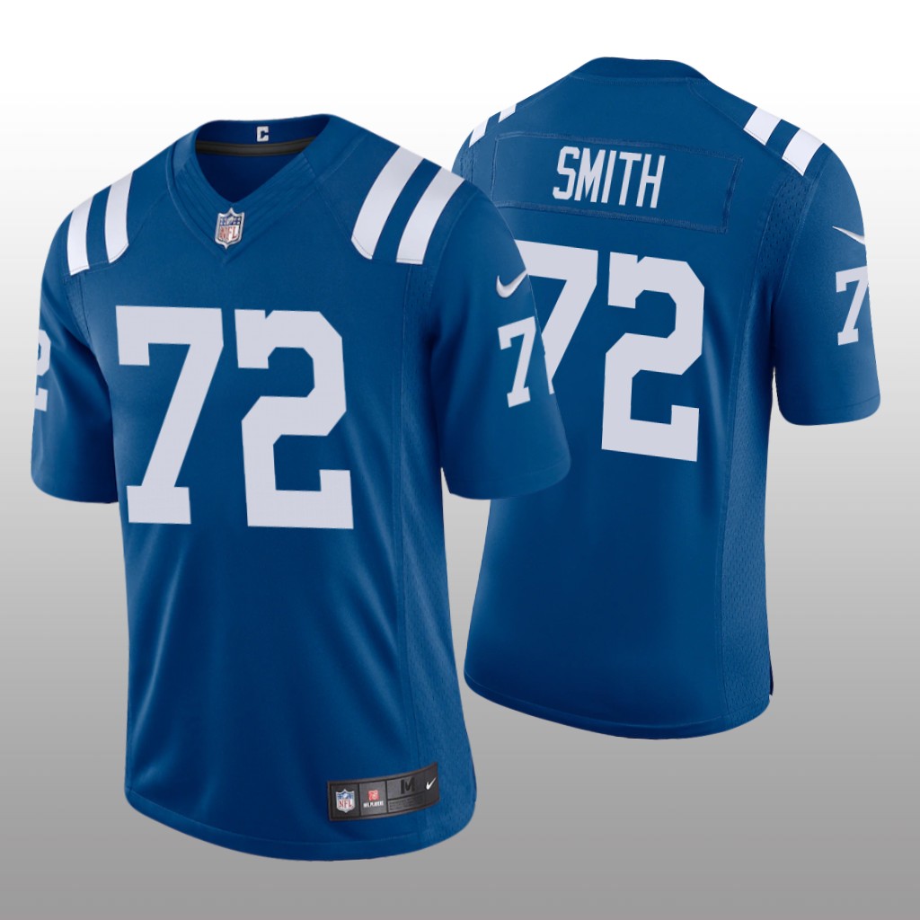 Indianapolis Colts Braden Smith Royal Jersey 2020 Vapor Limited - Men's