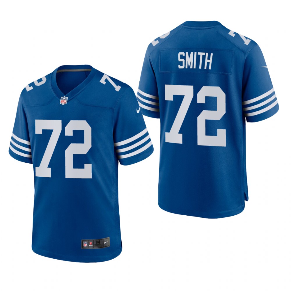Indianapolis Colts Braden Smith Royal Jersey Alternate Game - Men's