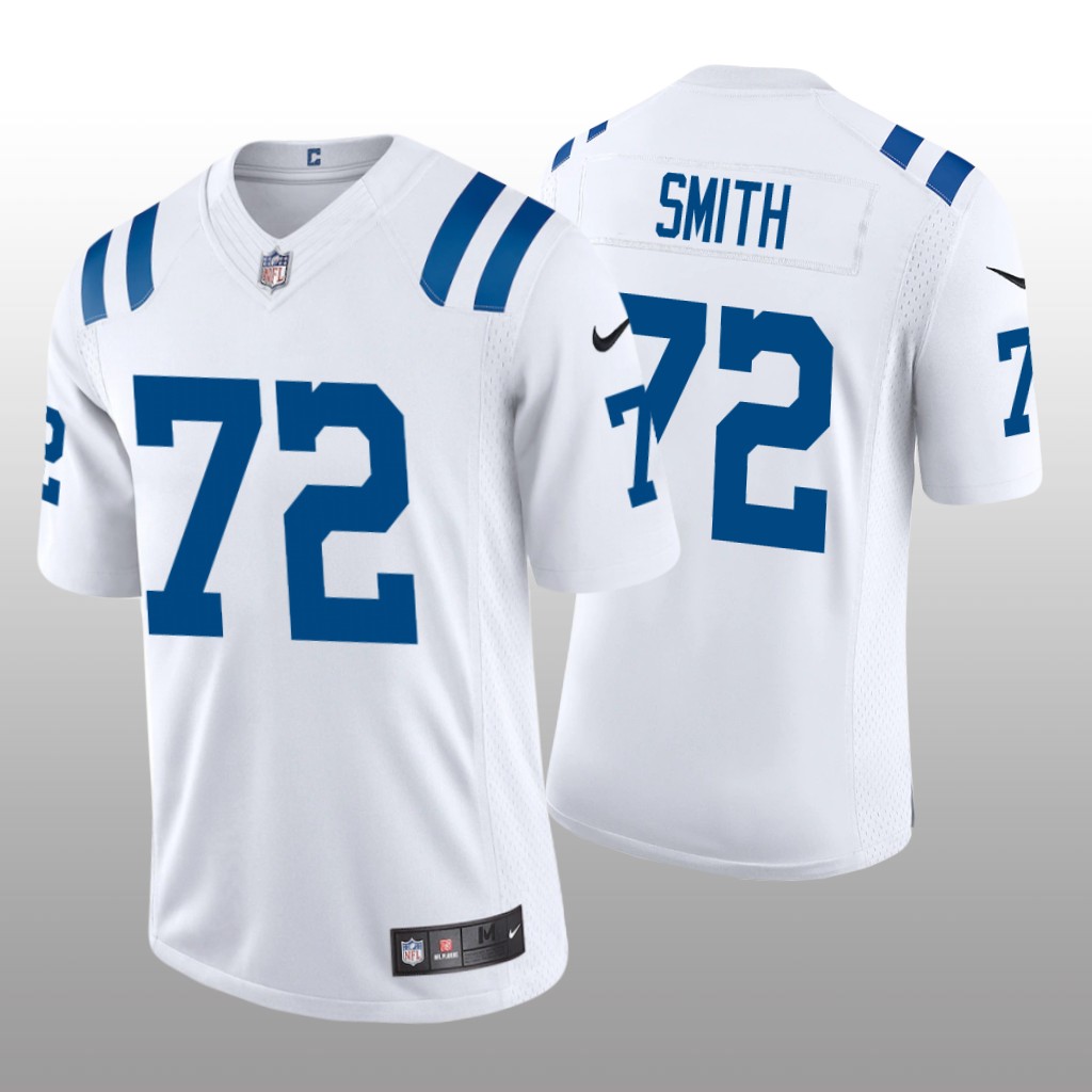 Indianapolis Colts Braden Smith White Jersey 2020 Vapor Limited - Men's