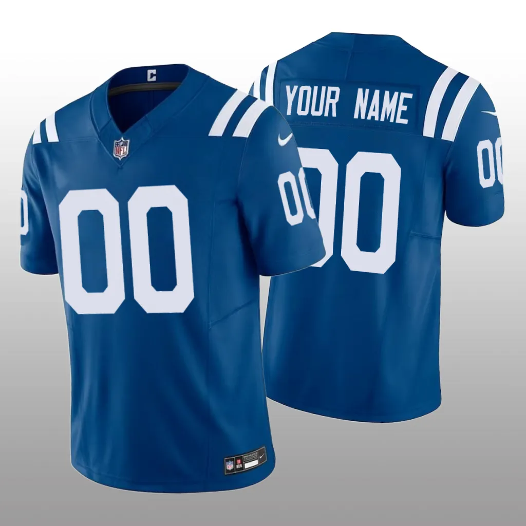 Indianapolis Colts Custom Royal Jersey 2020 Vapor F.U.S.E. Limited