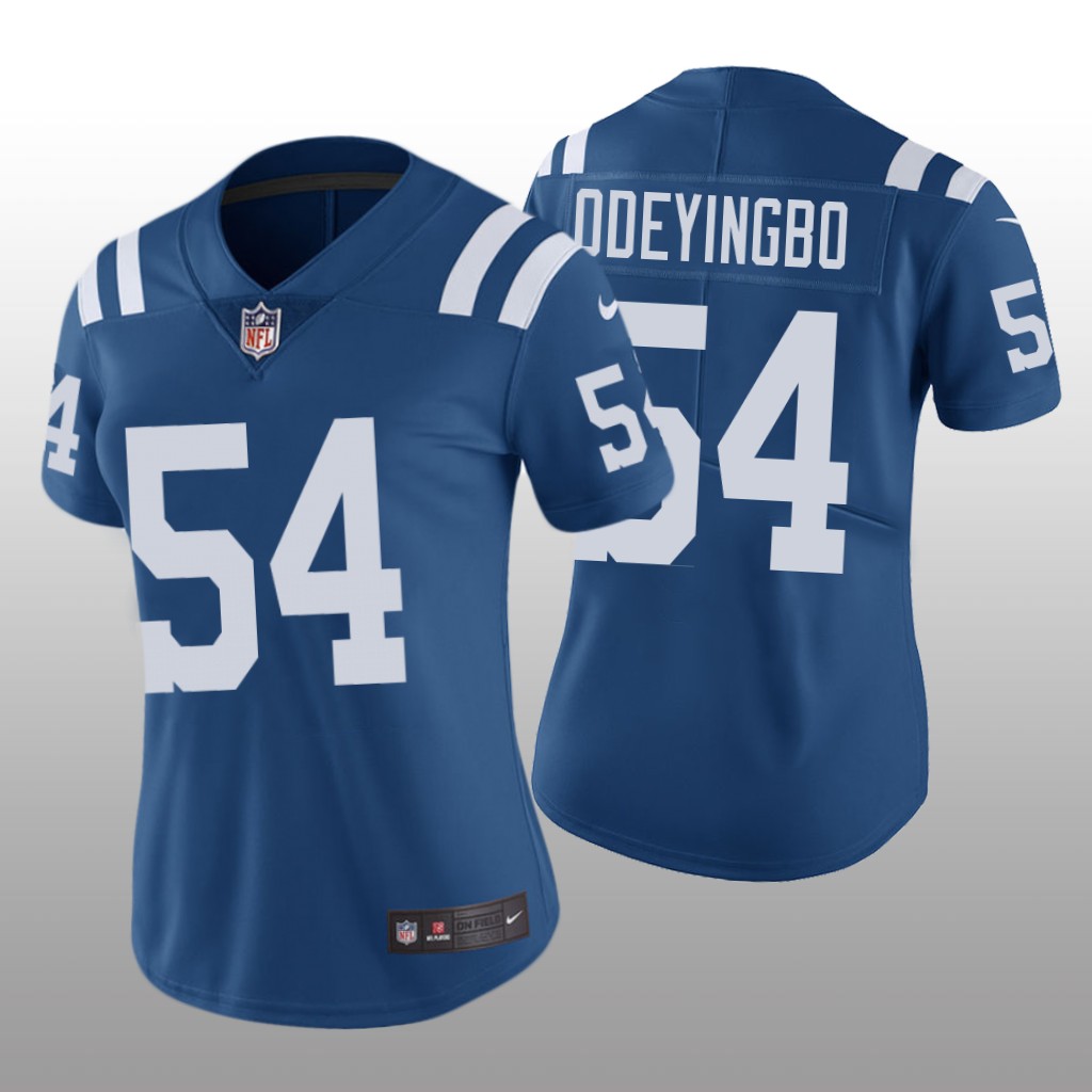 Indianapolis Colts Dayo Odeyingbo Royal Jersey Color Rush Limited - Women's