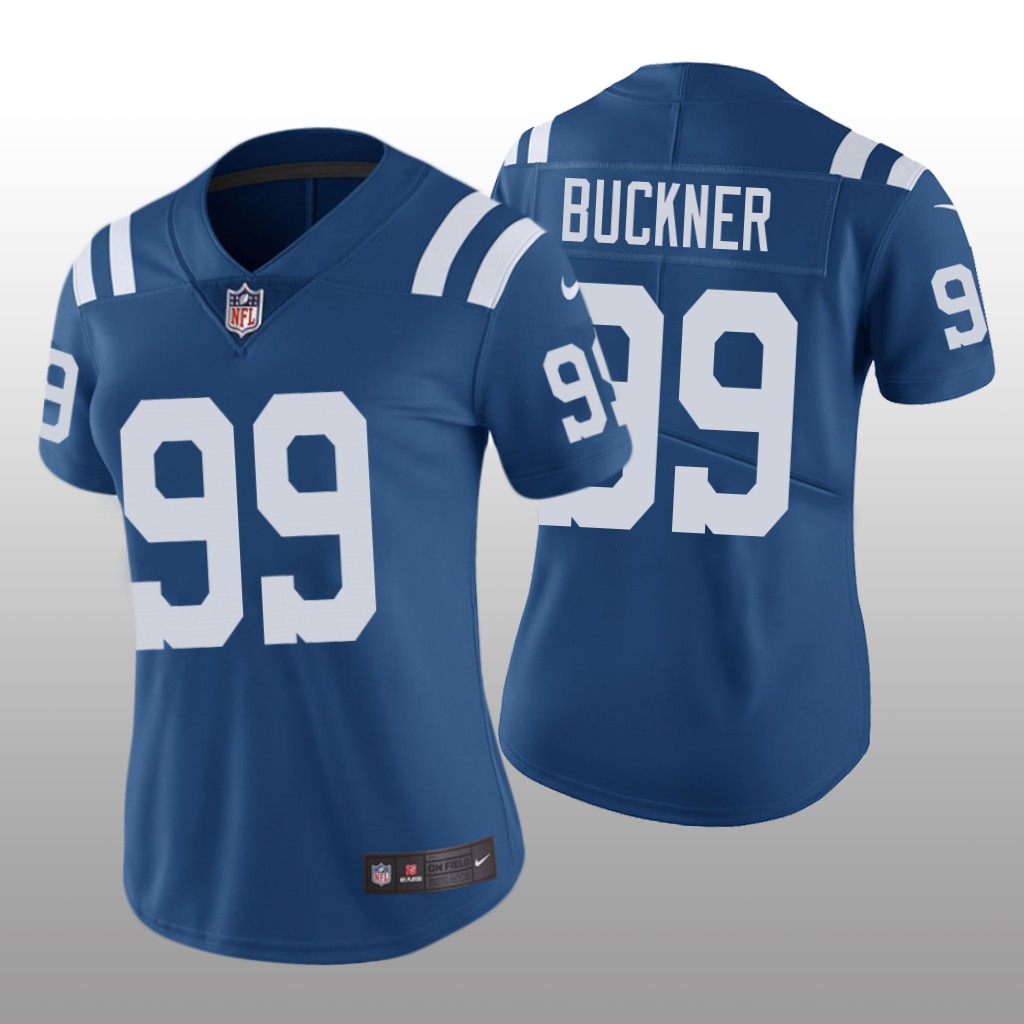 Indianapolis Colts DeForest Buckner Royal Jersey Color Rush Limited - Women's