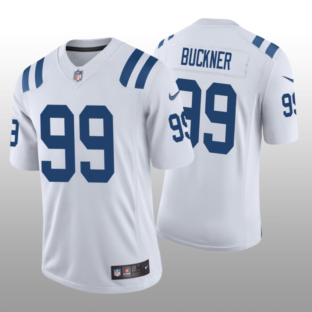 Indianapolis Colts DeForest Buckner White Jersey Vapor Limited - Men's