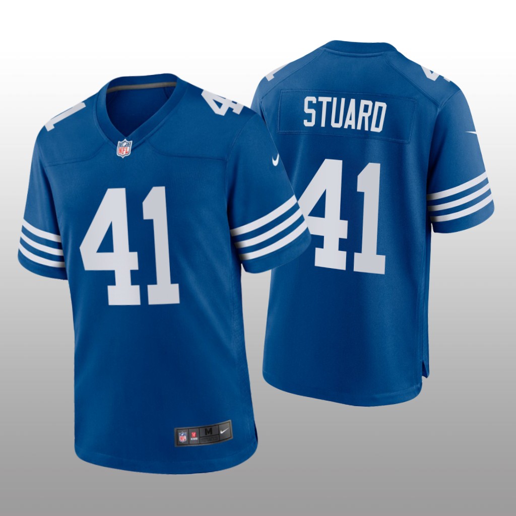 Indianapolis Colts Grant Stuard Royal Jersey Alternate Game - Men's