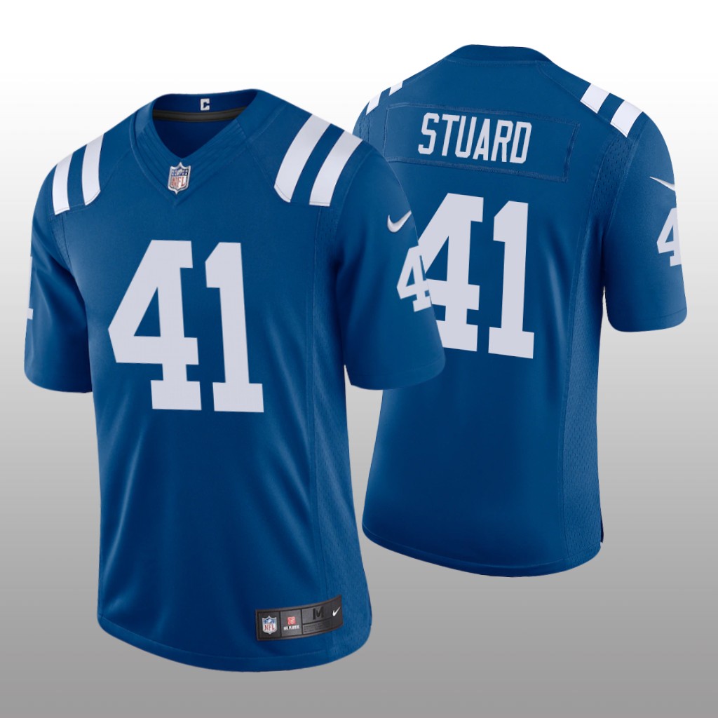 Indianapolis Colts Grant Stuard Royal Jersey Vapor Limited - Men's