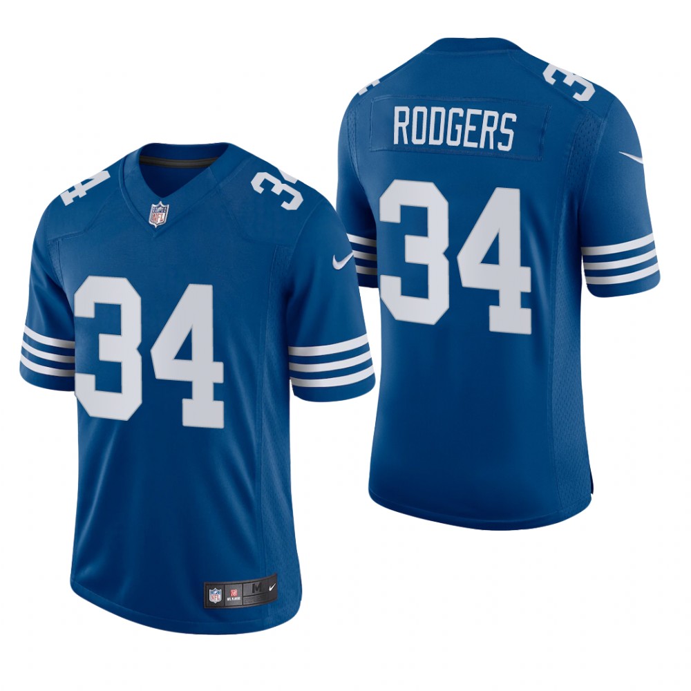 Indianapolis Colts Isaiah Rodgers Royal Jersey Alternate Vapor Limited Men's