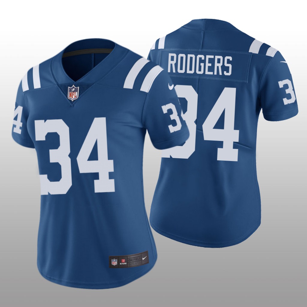 Indianapolis Colts Isaiah Rodgers Royal Jersey Color Rush Limited - Women's