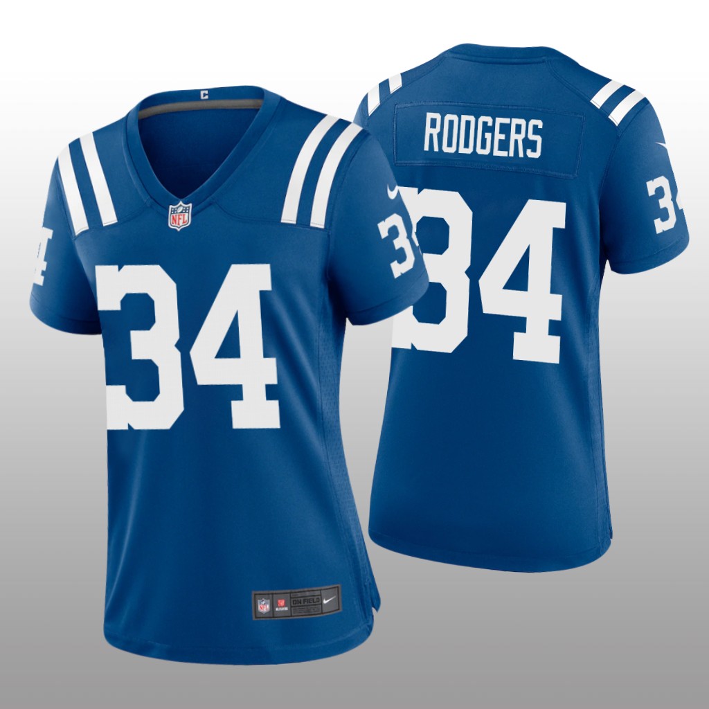 Indianapolis Colts Isaiah Rodgers Royal Jersey Game - Women's