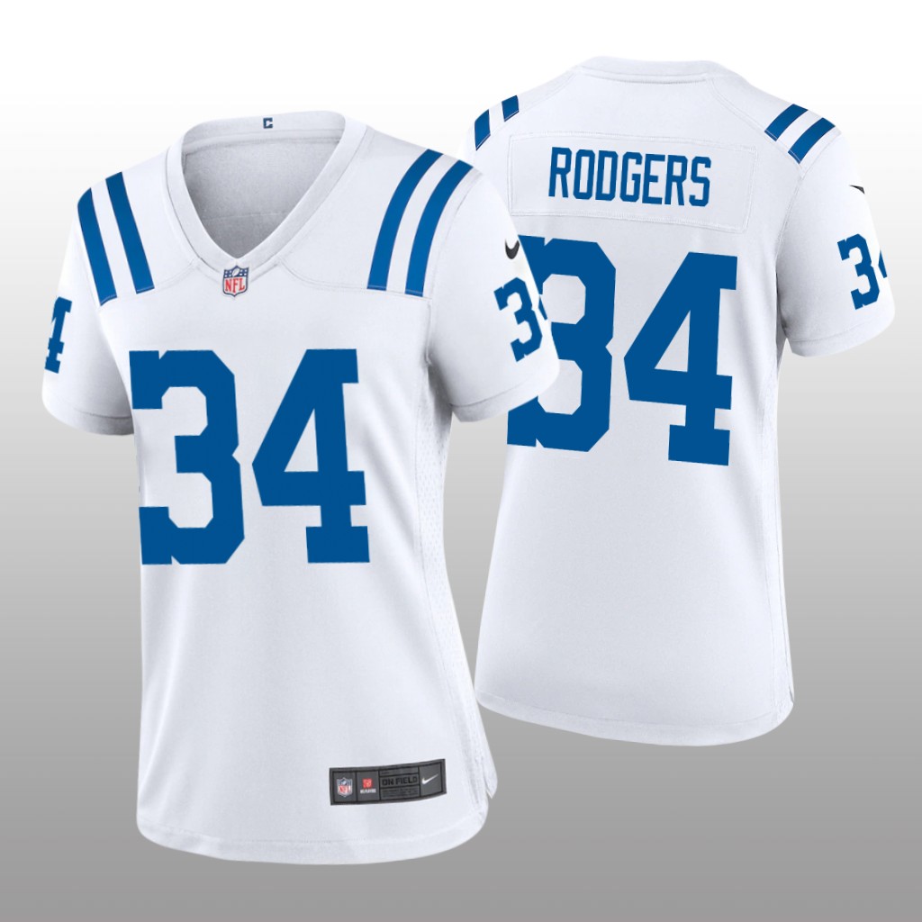 Indianapolis Colts Isaiah Rodgers White Jersey Game - Women's