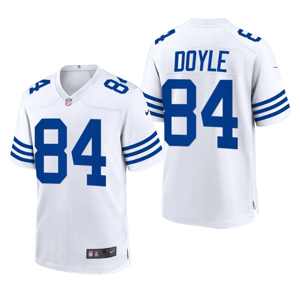 Indianapolis Colts Jack Doyle White Game 2021 Throwback - Men's