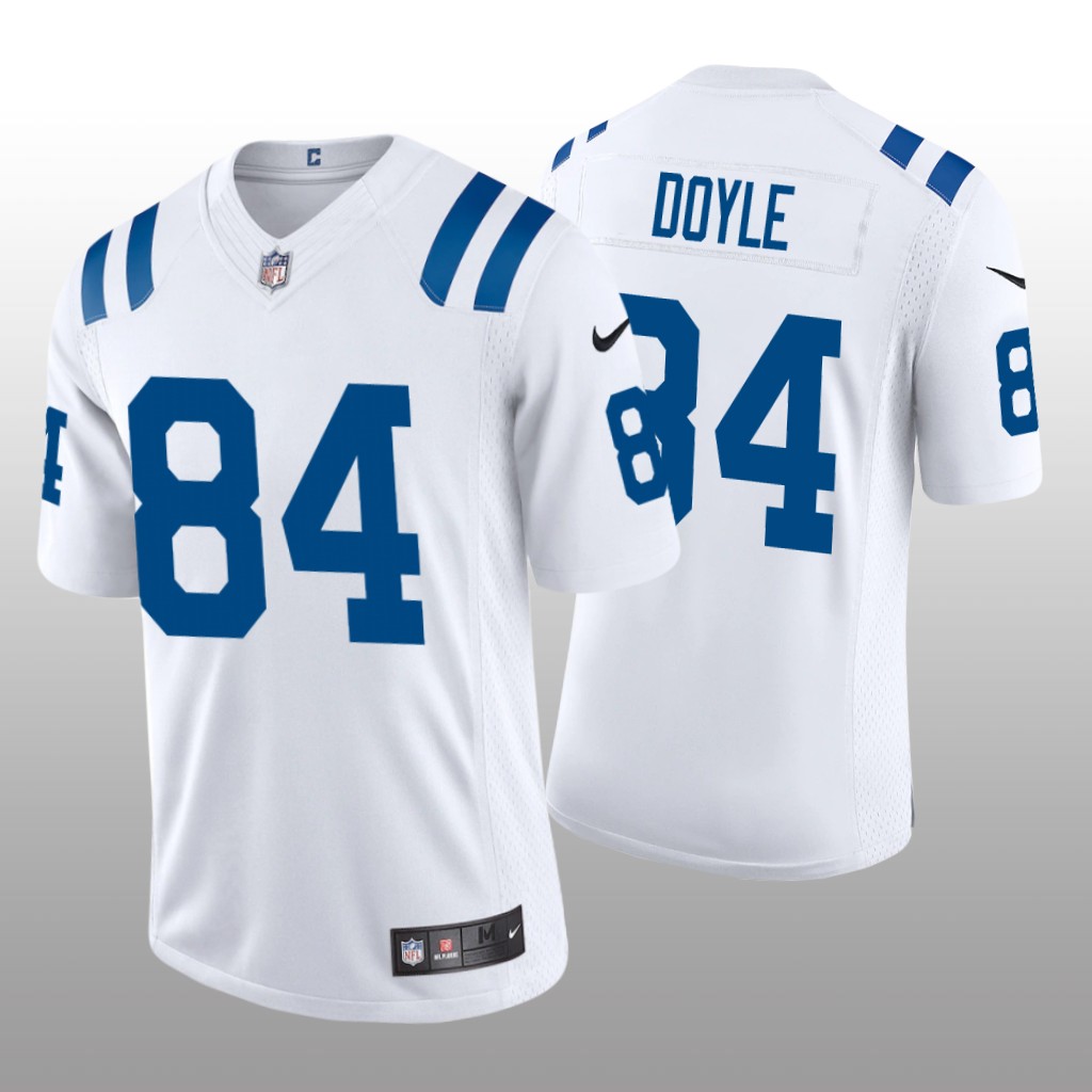 Indianapolis Colts Jack Doyle White Jersey 2020 Vapor Limited - Men's