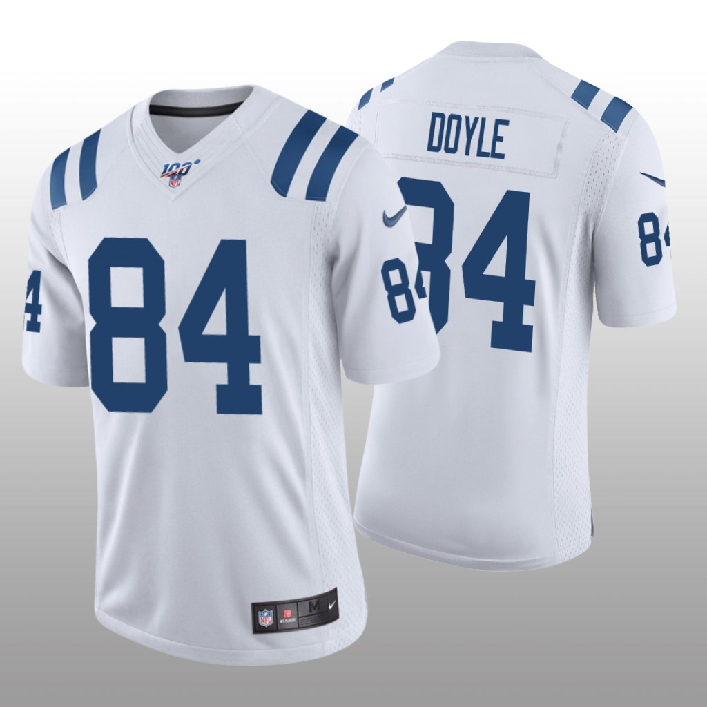 Indianapolis Colts Jack Doyle White Vapor Limited Jersey 100th Season - Men's