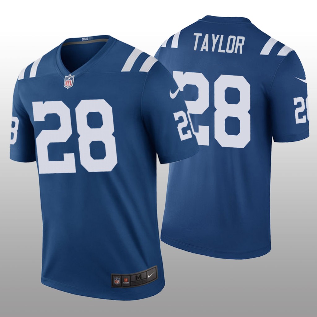 Indianapolis Colts Jonathan Taylor Royal Jersey Color Rush Legend - Men's