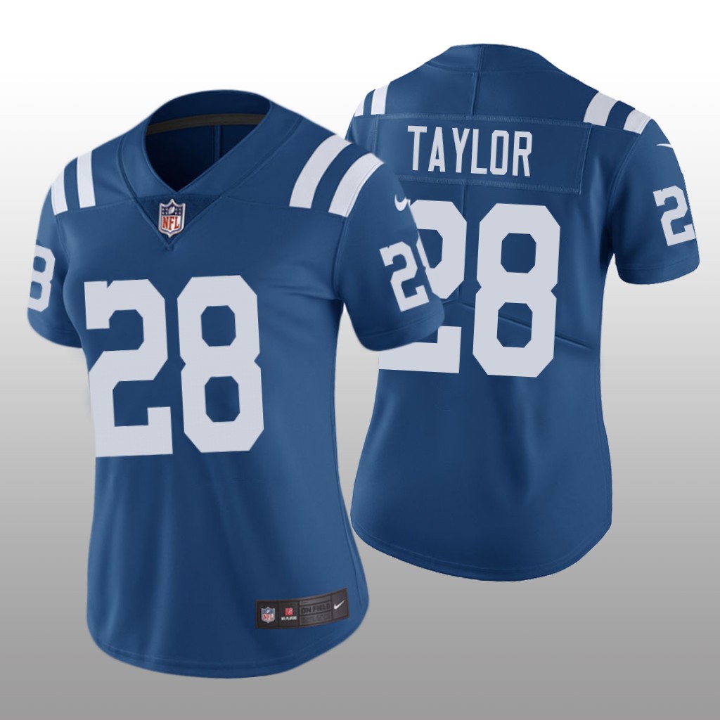 Indianapolis Colts Jonathan Taylor Royal Jersey Color Rush Limited - Women's