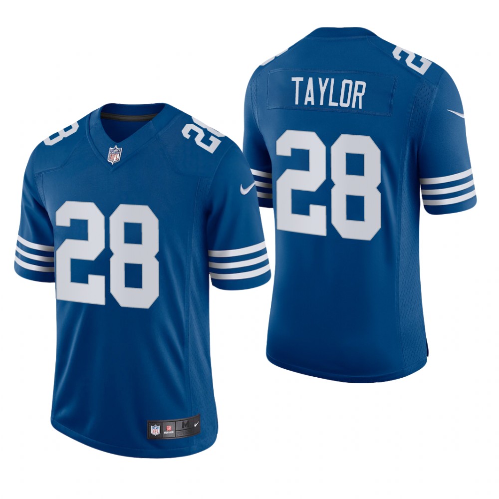 Indianapolis Colts Jonathan Taylor Royal Jersey Vapor Limited - Men's