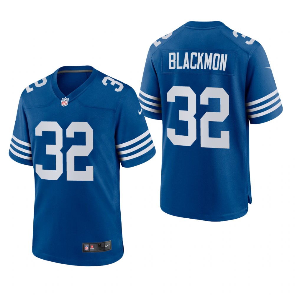 Indianapolis Colts Julian Blackmon Royal Jersey Alternate Game - Men's