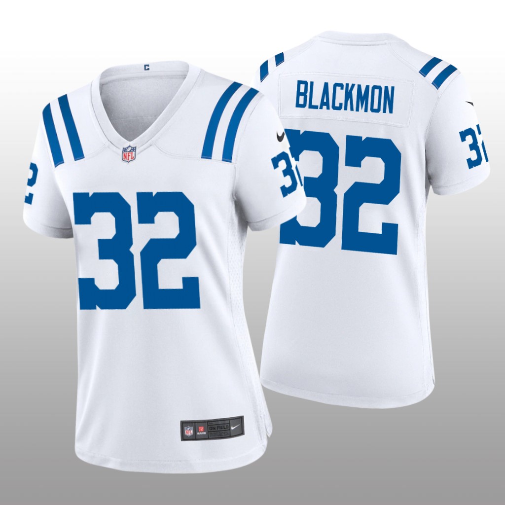Indianapolis Colts Julian Blackmon White Jersey Game - Women's