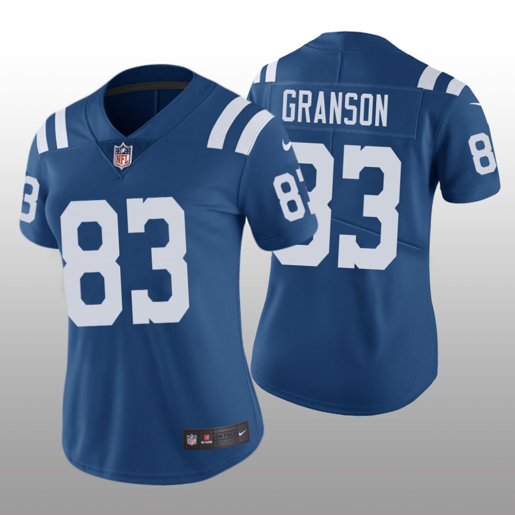 Indianapolis Colts Kylen Granson Royal Jersey Color Rush Limited - Women's