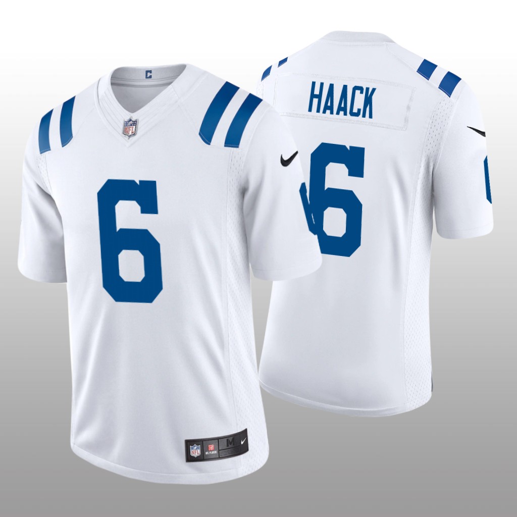 Indianapolis Colts Matt Haack White Jersey Vapor Limited - Men's