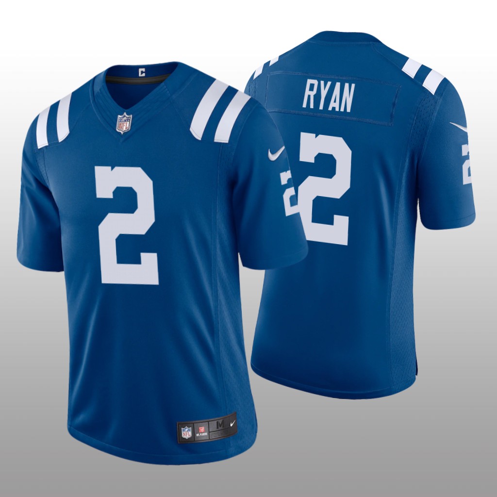 Indianapolis Colts Matt Ryan Royal Jersey Vapor Limited - Men's