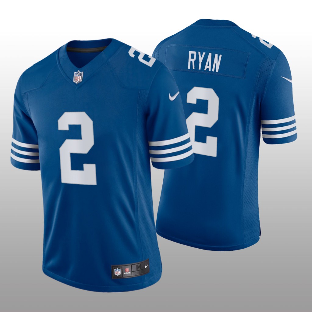 Indianapolis Colts Matt Ryan Royal Jersey Vapor Limited - Men's