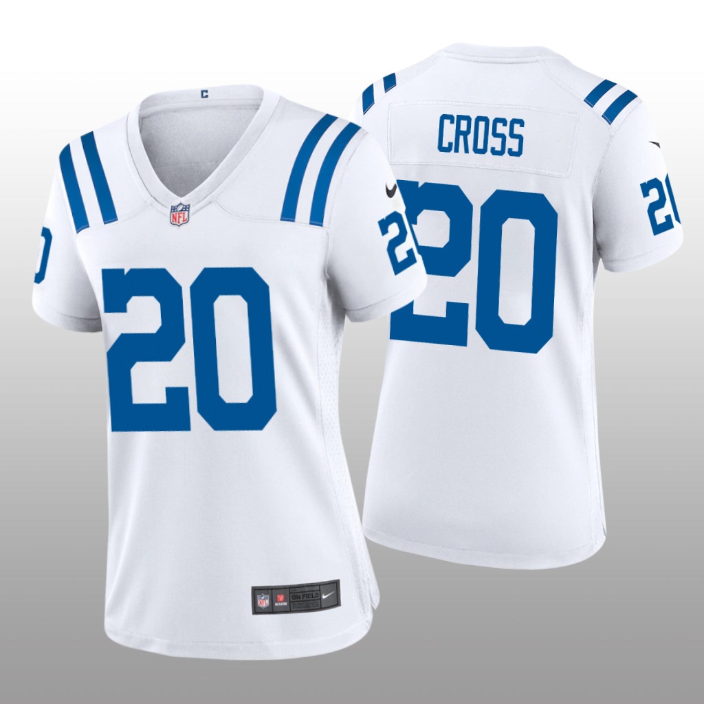 Indianapolis Colts Nick Cross White Jersey Game - Women's
