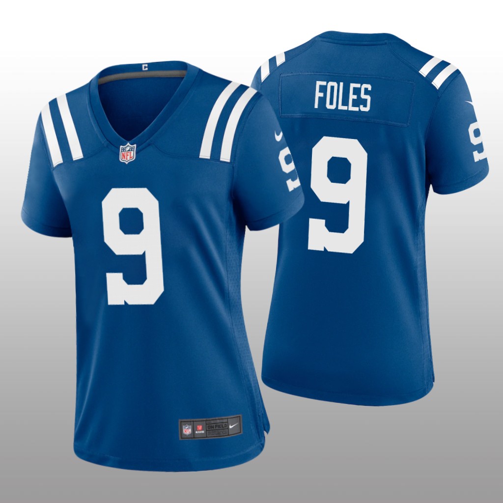 Indianapolis Colts Nick Foles Royal Jersey Game - Women's