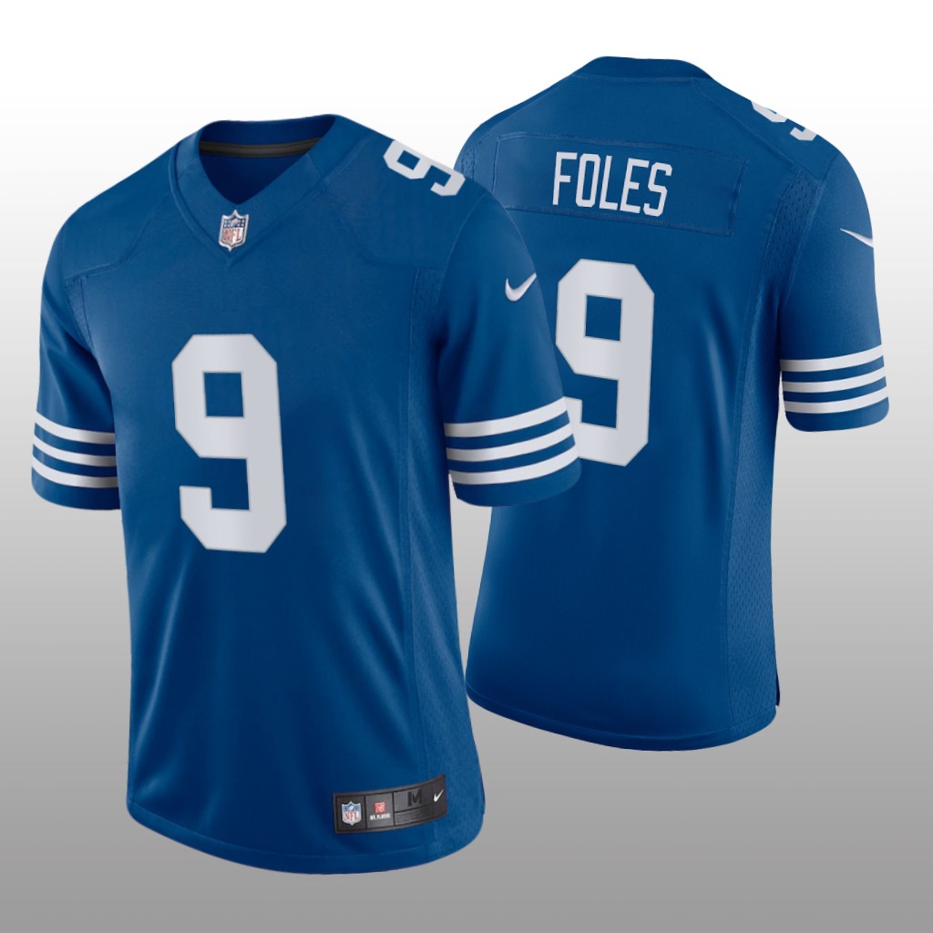 Indianapolis Colts Nick Foles Royal Jersey Vapor Limited - Men's
