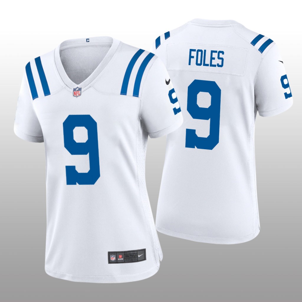 Indianapolis Colts Nick Foles White Jersey Game - Women's