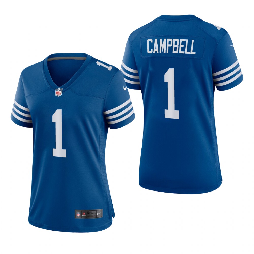 Indianapolis Colts Parris Campbell Royal Jersey Alternate Game - Women's
