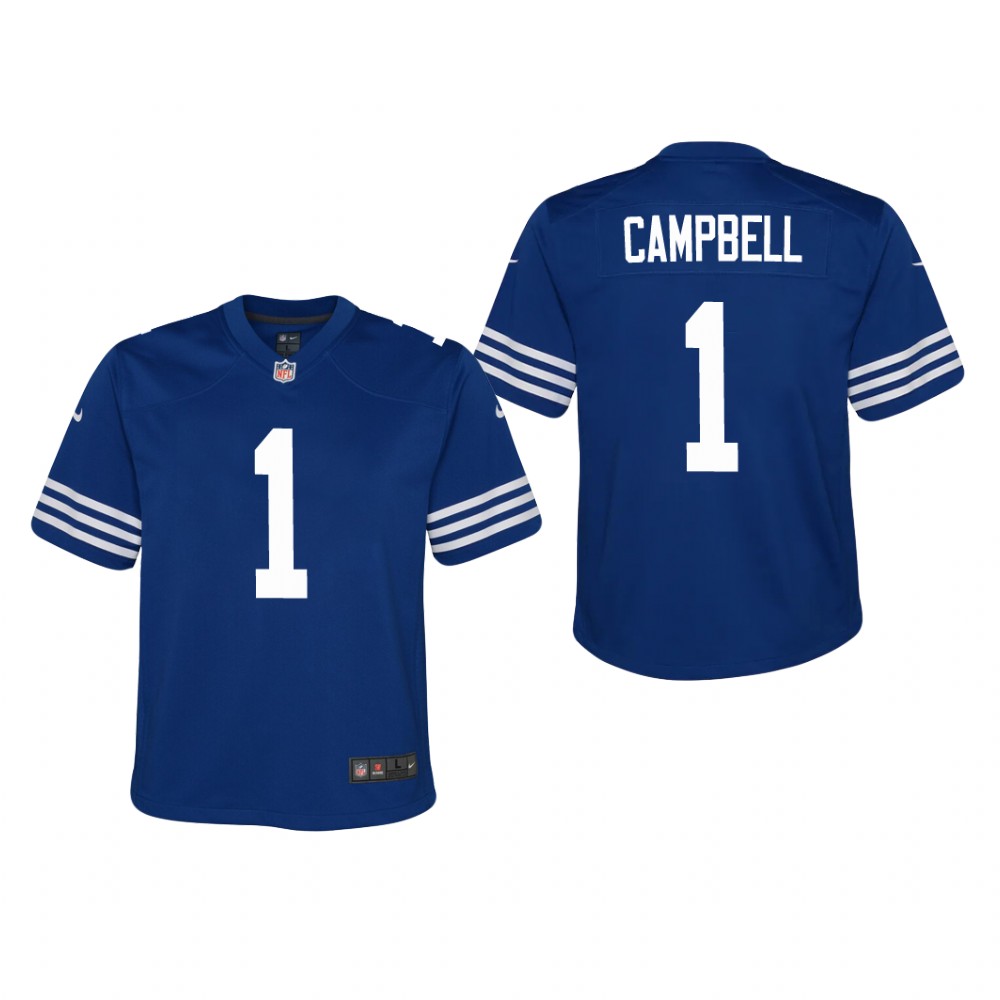 Indianapolis Colts Parris Campbell Royal Jersey Alternate Game - Youth