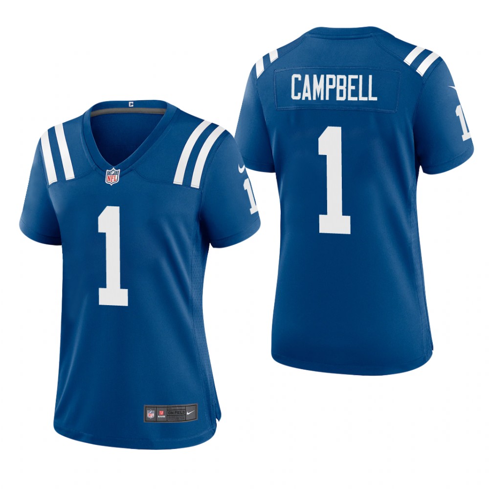 Indianapolis Colts Parris Campbell Royal Jersey Game - Women's