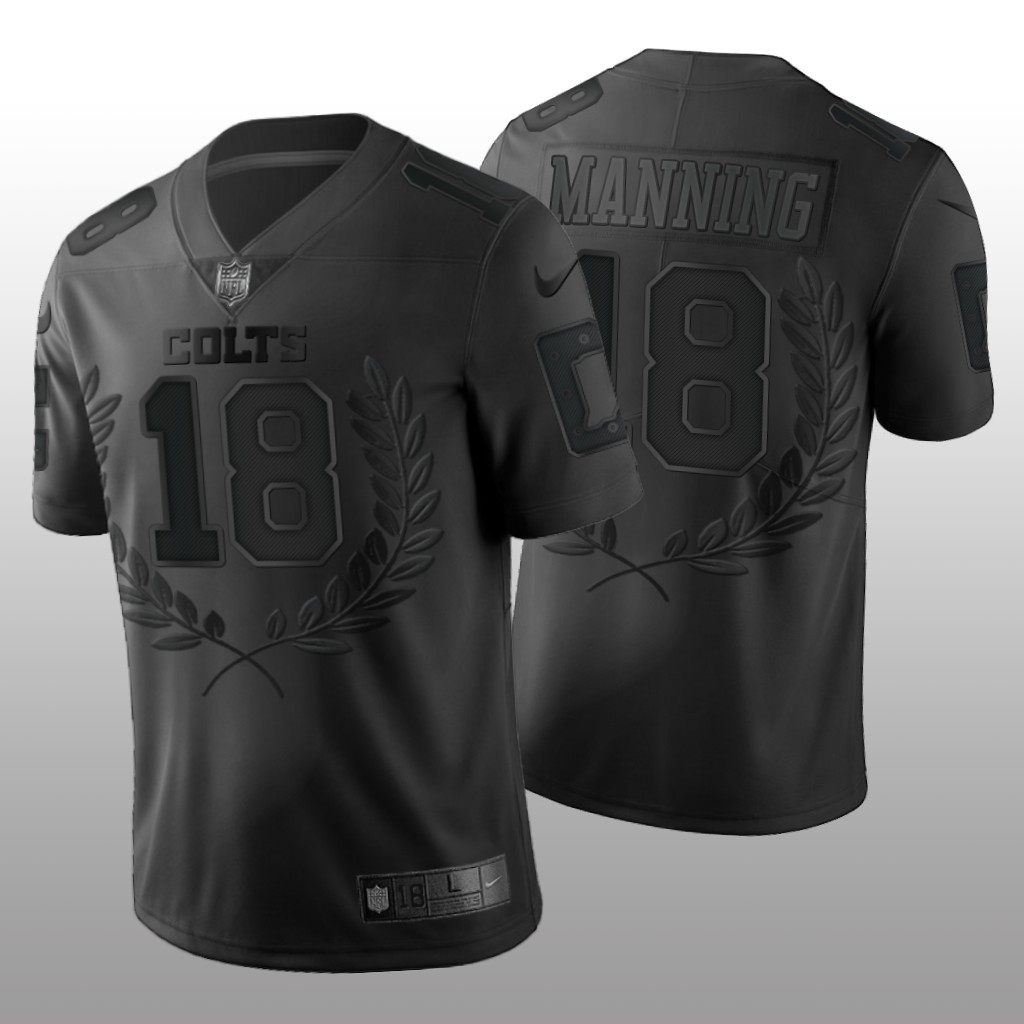 Indianapolis Colts Peyton Manning Black Limited Jersey NFL MVP Men's