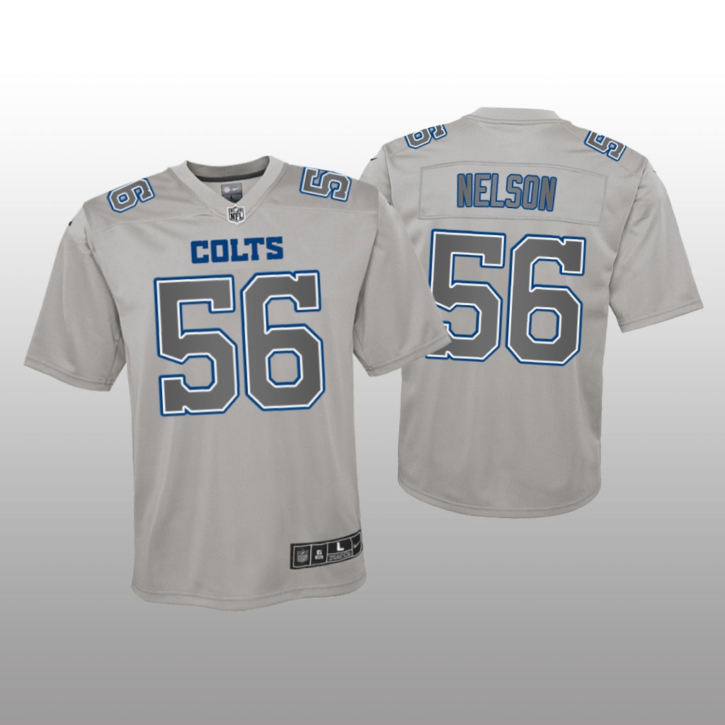 Indianapolis Colts Quenton Nelson Gray Jersey Atmosphere Fashion Game - Youth