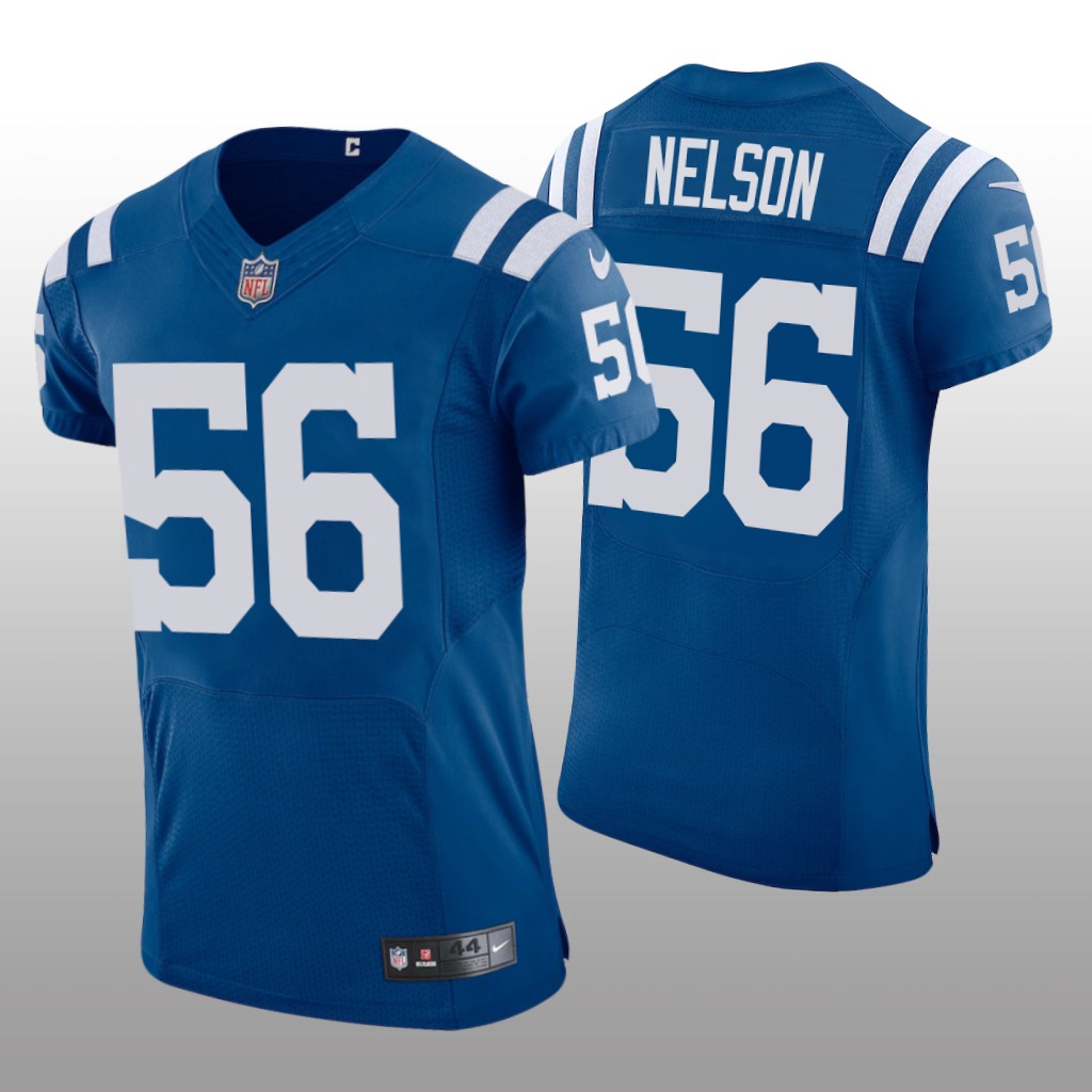 Indianapolis Colts Quenton Nelson Royal Jersey 2021 Vapor Elite Men's