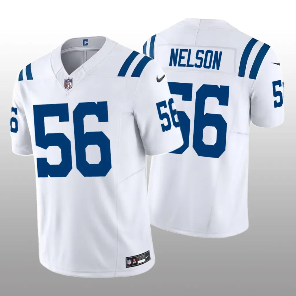 Indianapolis Colts Quenton Nelson White Jersey 2020 Vapor F.U.S.E. Limited