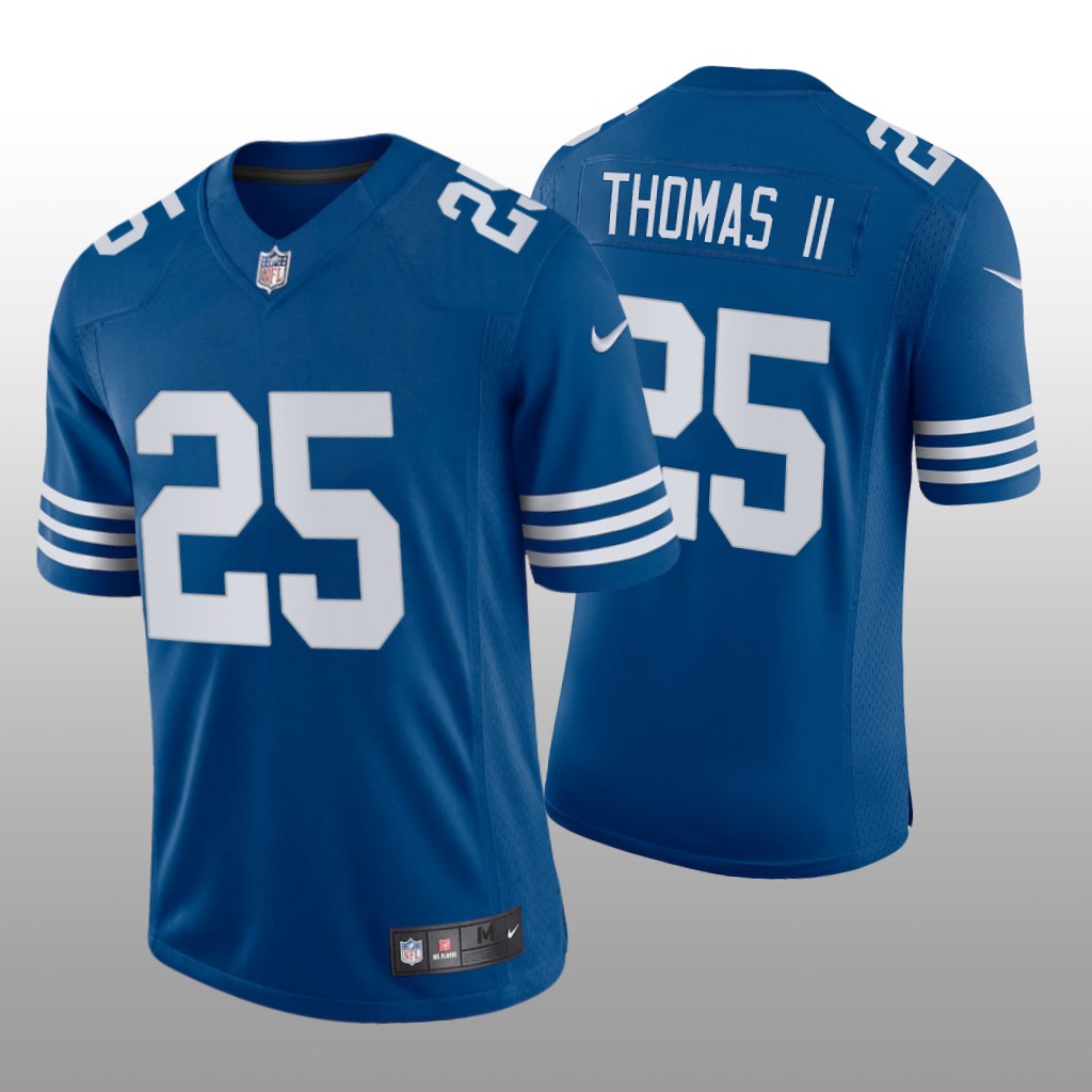Indianapolis Colts Rodney Thomas II Royal Jersey Alternate Vapor Limited Vapor Limited - Men's