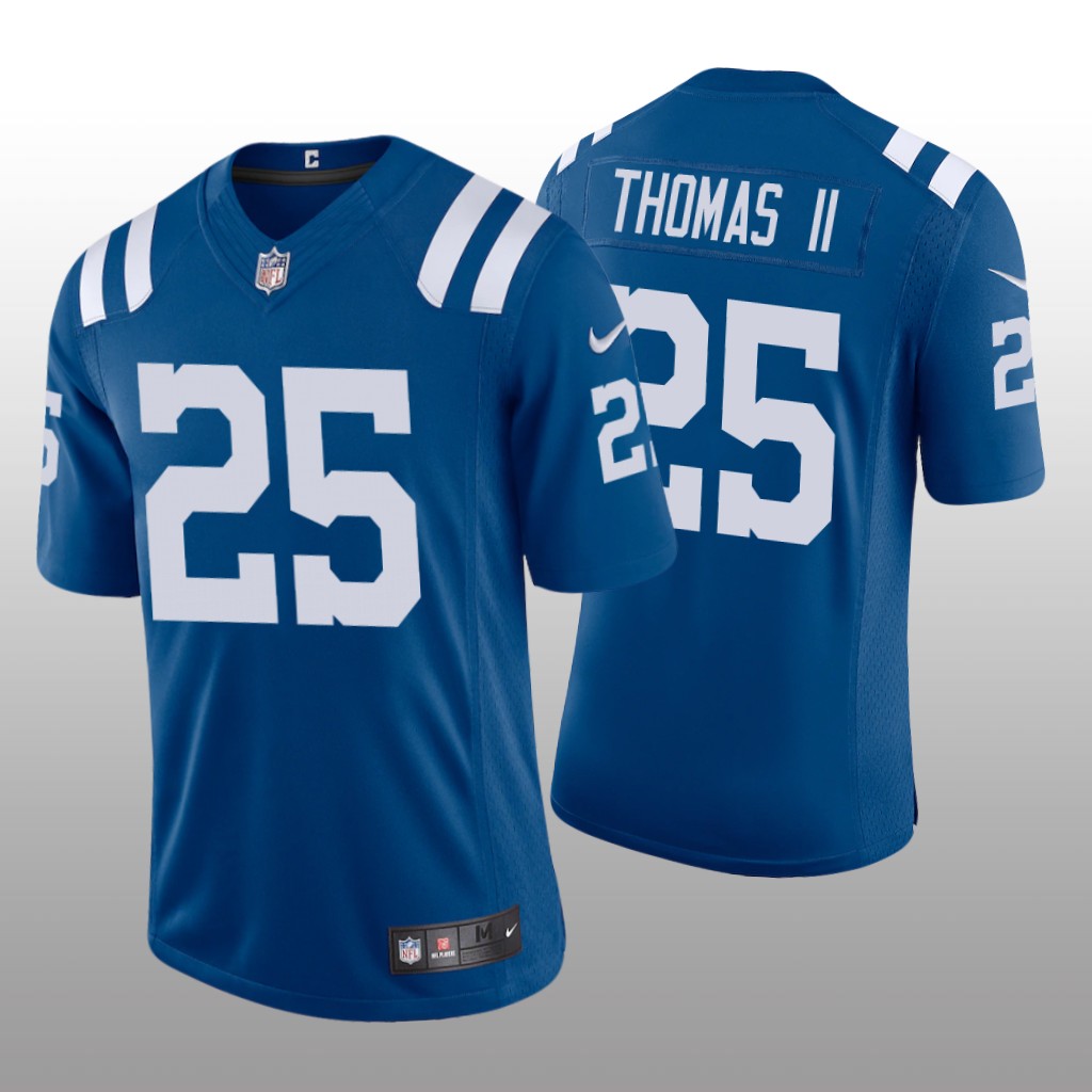 Indianapolis Colts Rodney Thomas II Royal Jersey Vapor Limited Men's