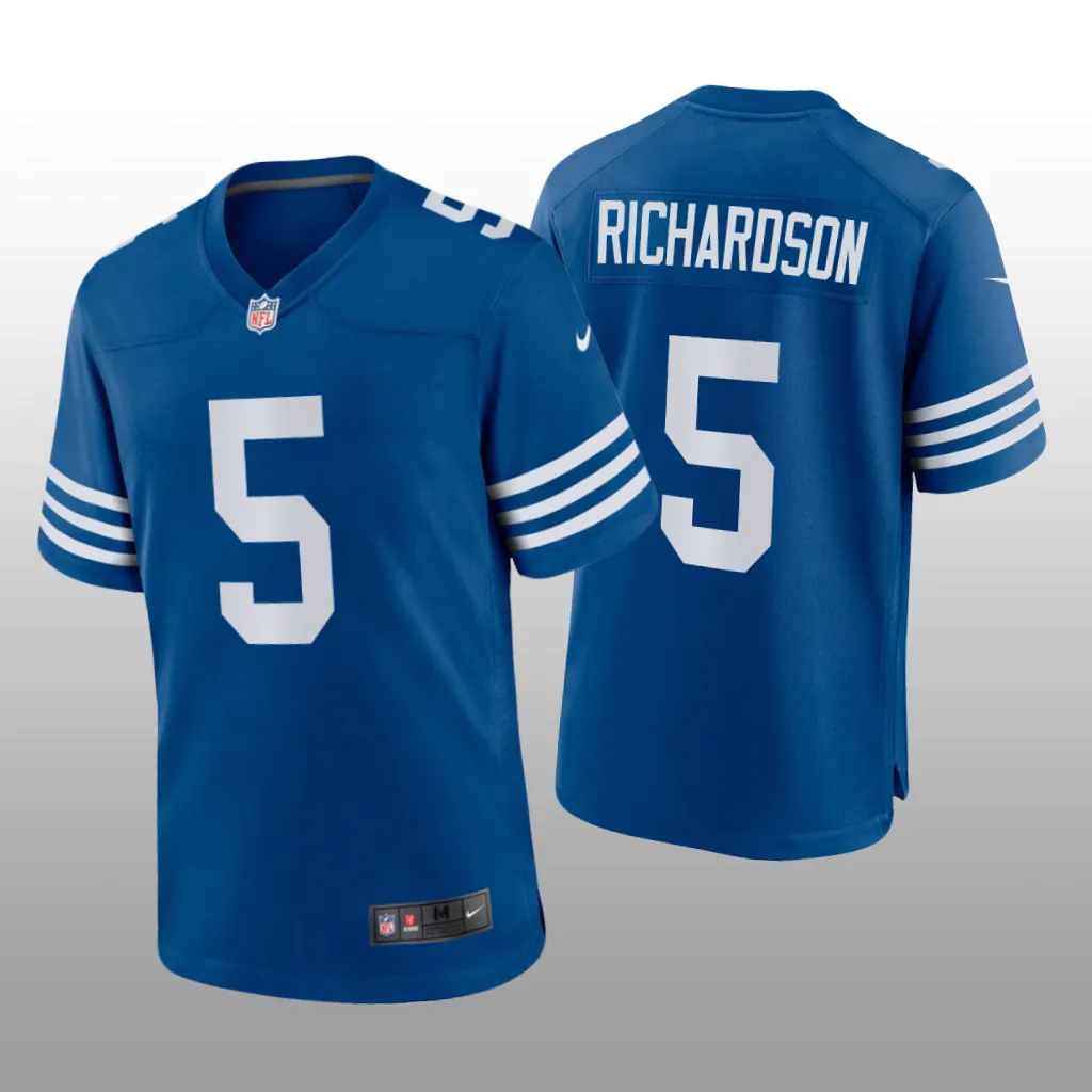 Indianapolis Colts Royal 2023 NFL Draft Anthony Richardson Alternate Game Jersey