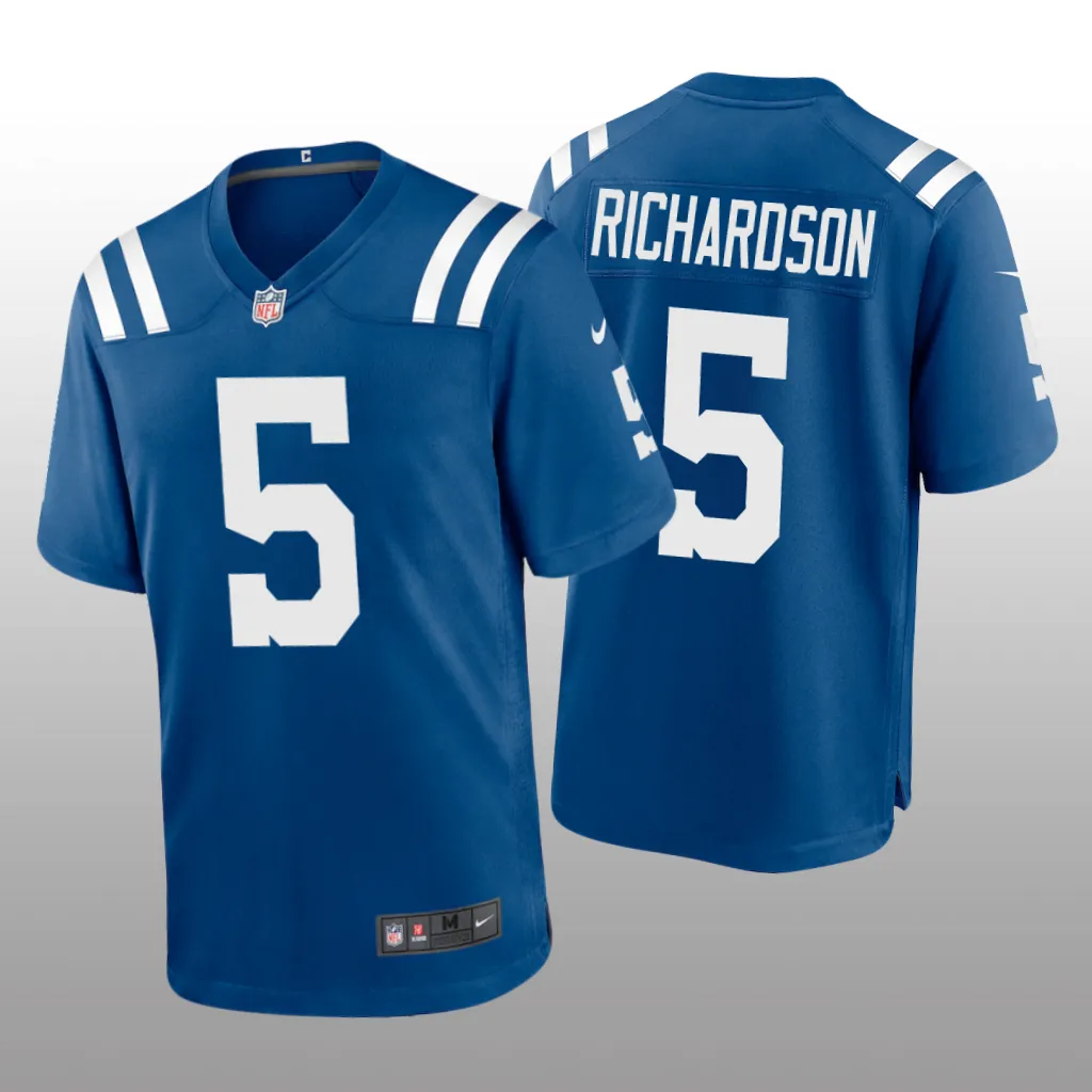 Indianapolis Colts Royal 2023 NFL Draft Anthony Richardson Game Jersey